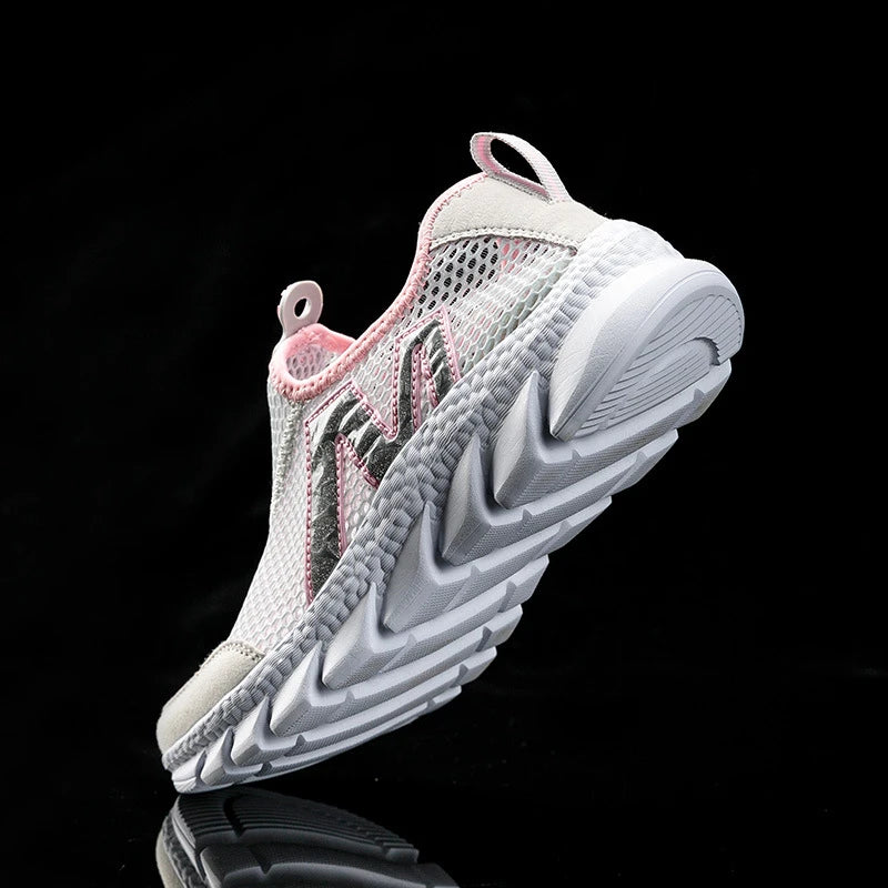 Arrival Beach Shoes Couple Outdoor Mesh Hollow Breathable Water Zpaxo s2106 Light Grey 38 China Mainland