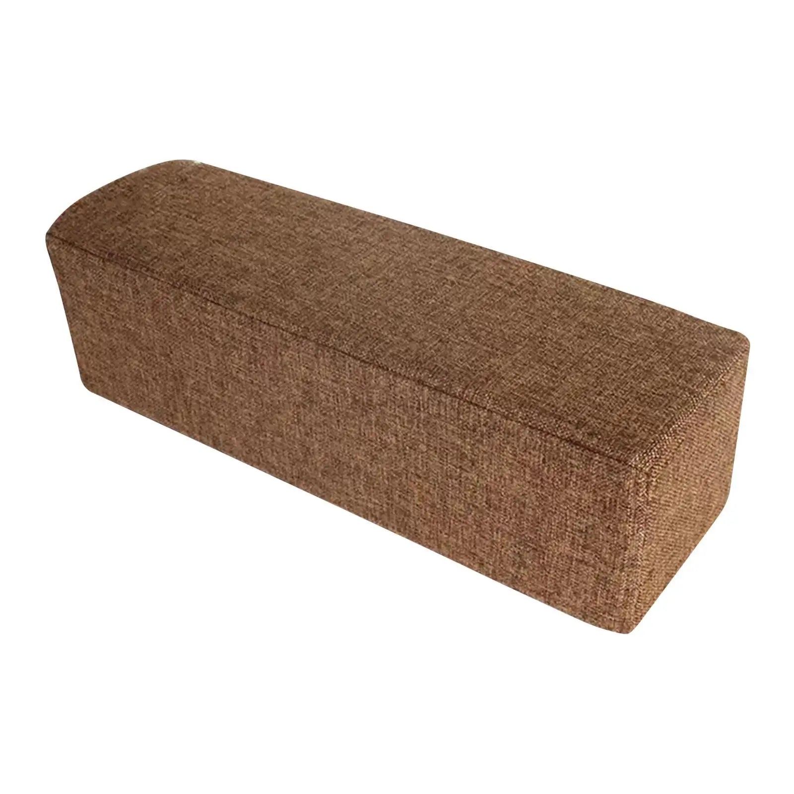 Sofa Arm Rest Pillow – Elbow & Waist Support Cushion Arm Rest Pillow Zpaxo Brown