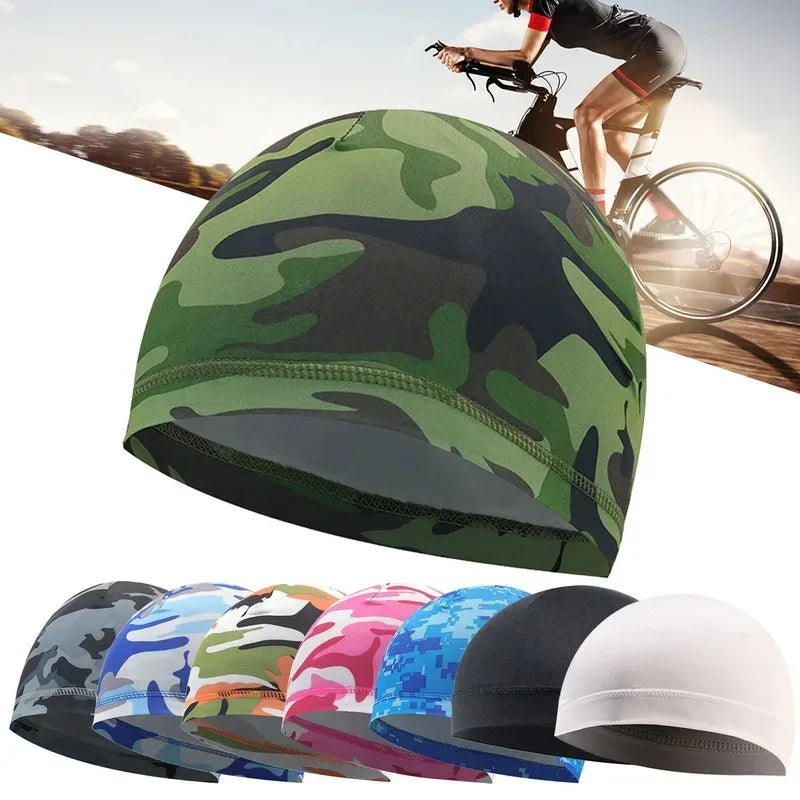 Quick-Dry Cycling Inner Cap – Anti-UV Unisex Helmet Sports Hat