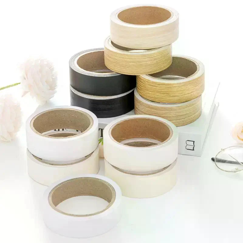 10mx2cm Preglued Edging PVC Edge Banding For Wood Kitchen Wardrobe Furniture Table Desk Board Edgeband Edger Glossy Zpaxo