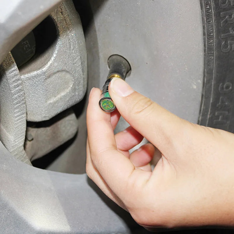 External Tire Pressure Monitor Warning Cap Anti-theft Vacuum Valve