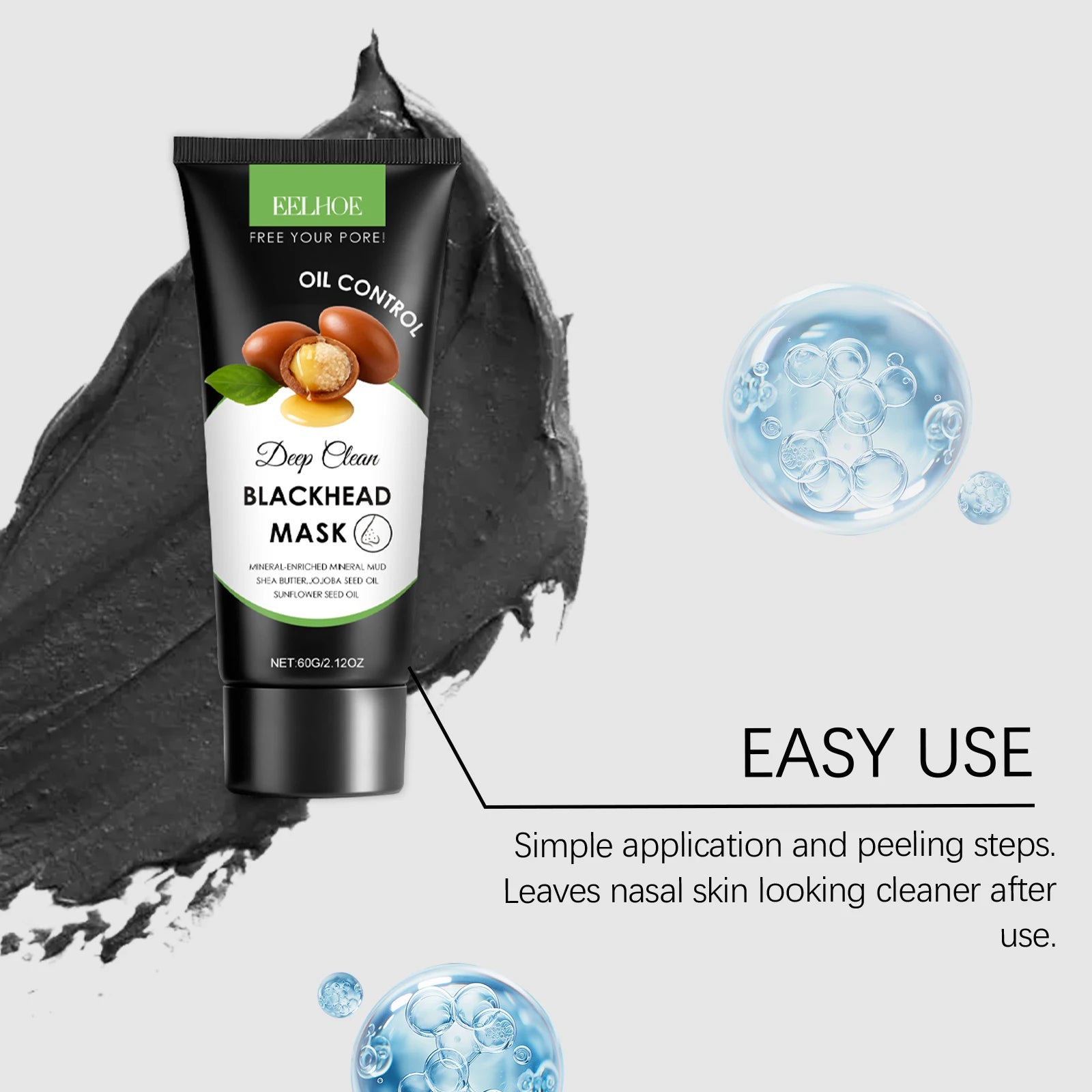 eelhoe Pore Cleansing Mask – Deep Clean Face & Nose Pores Pore Cleansing Mask Zpaxo