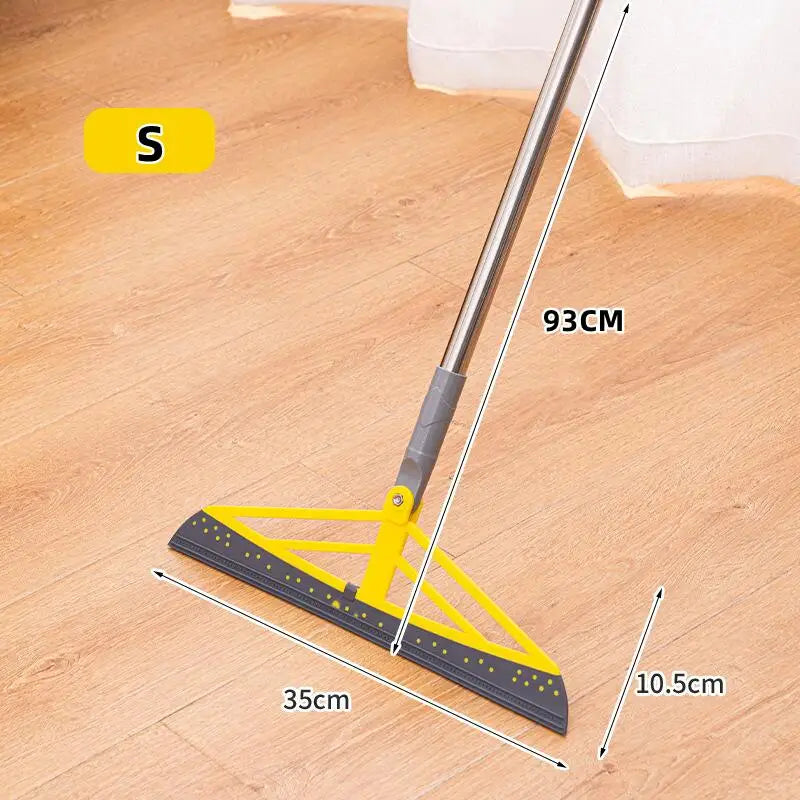 180° Rotatable Rubber Broom – Silicone Floor Squeegee Mop Rubber Floor Broom Zpaxo Magic Rubber Broom S 2