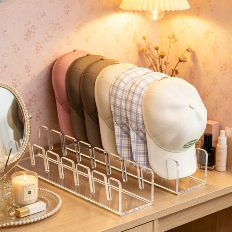 Home Hat Storage Rack Organizer Baseball Caps Fedoras Space-saving
