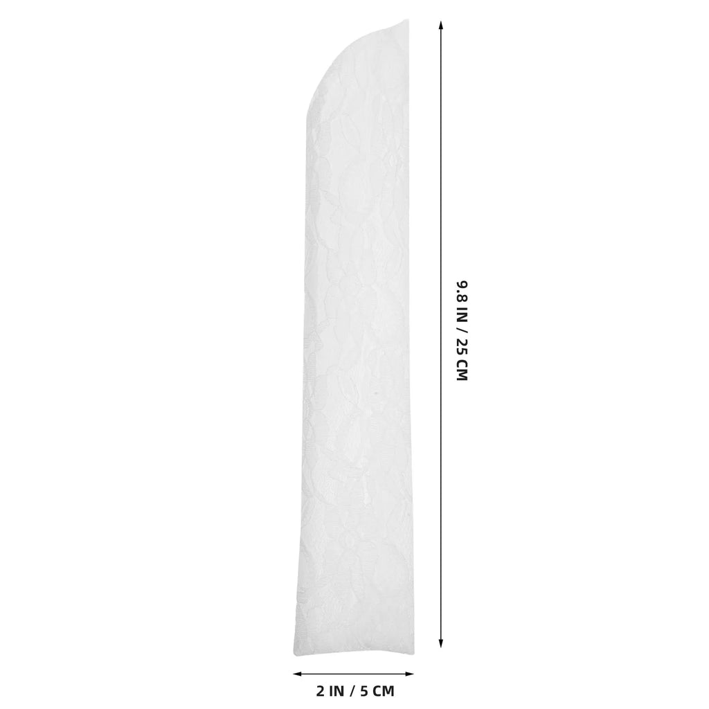 Reusable Folding Hand Fan Bag Premium Lace Storage Pouch Paper