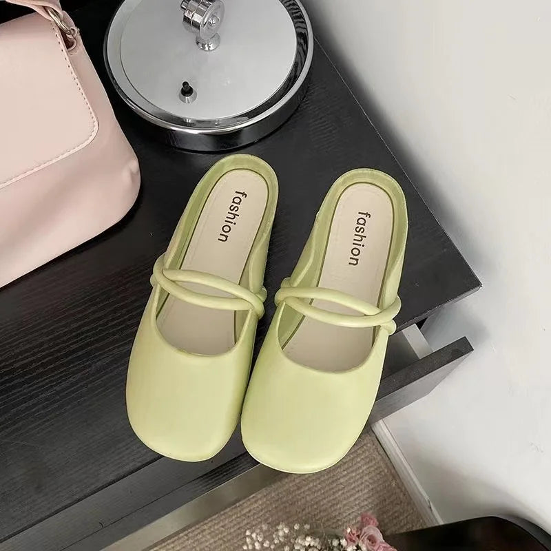 Women Sandals Summer Fashion EVA Lightweight Outdoor Women's Shoes Zpaxo green 38-39