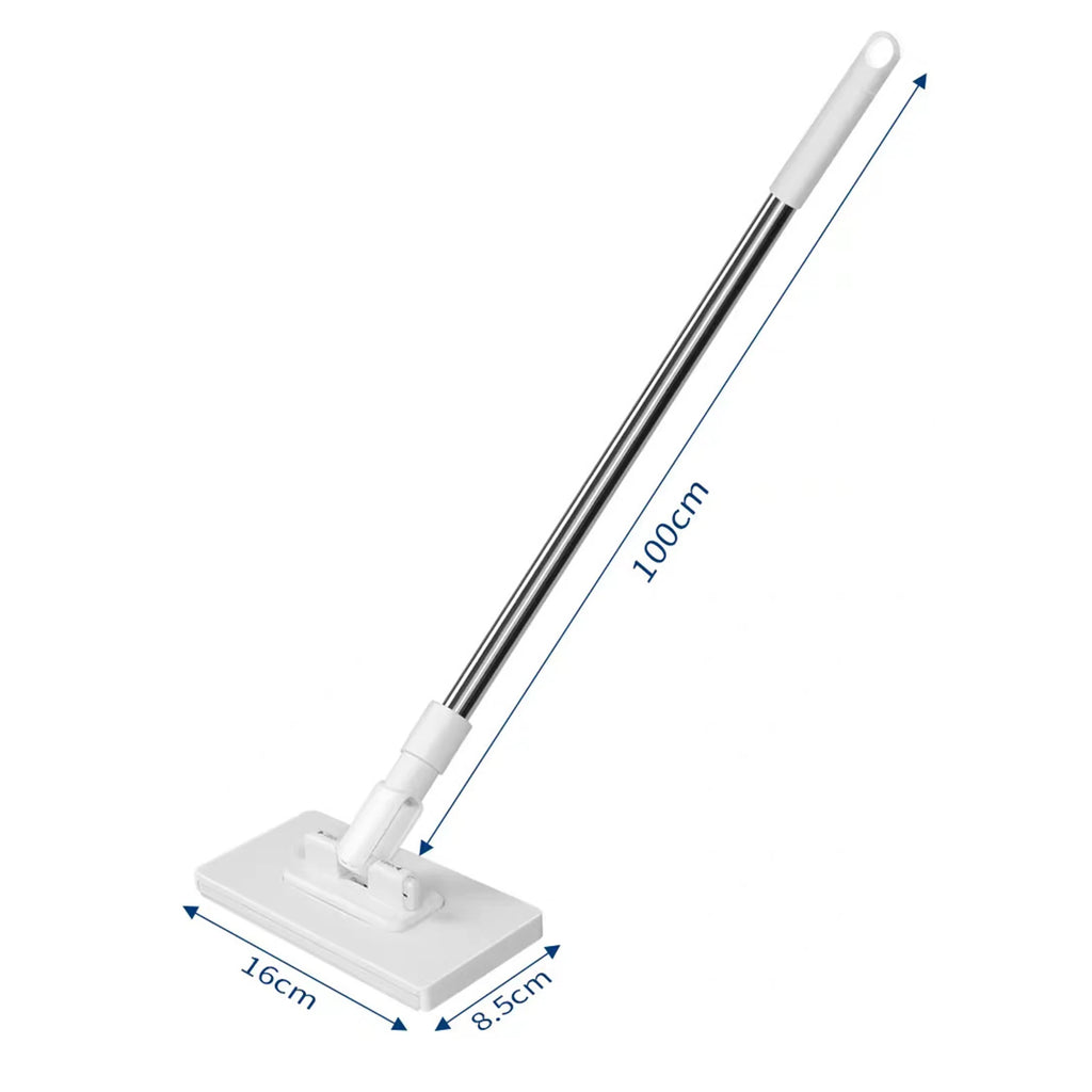 Snap Grip Mini Mop with One-Click Cloth Change No-Touch Dirty Cleaning Dust Mop for House Wall Bathroom Toilet Corners Cleaning Zpaxo 3 cloth-D 1 mop 3cloth