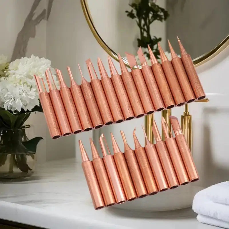 Durable 900 Pure Copper Non-magnetic Soldering Tip for Electric Soldering Iron. Zpaxo