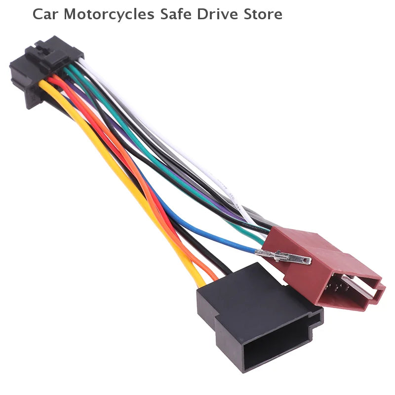 CMCar CD Tail Line Stereo Radio Player ISO Wiring Harness Connector