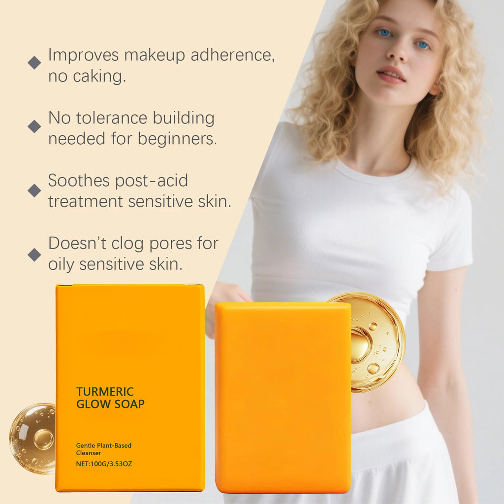 Turmeric Glow Soap – Dark Spot & Brightening Bar Brightening Bar Soap Zpaxo