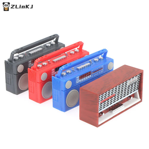 ▶1Pc 1:12 Dollhouse Miniature Radio Model Zpaxo