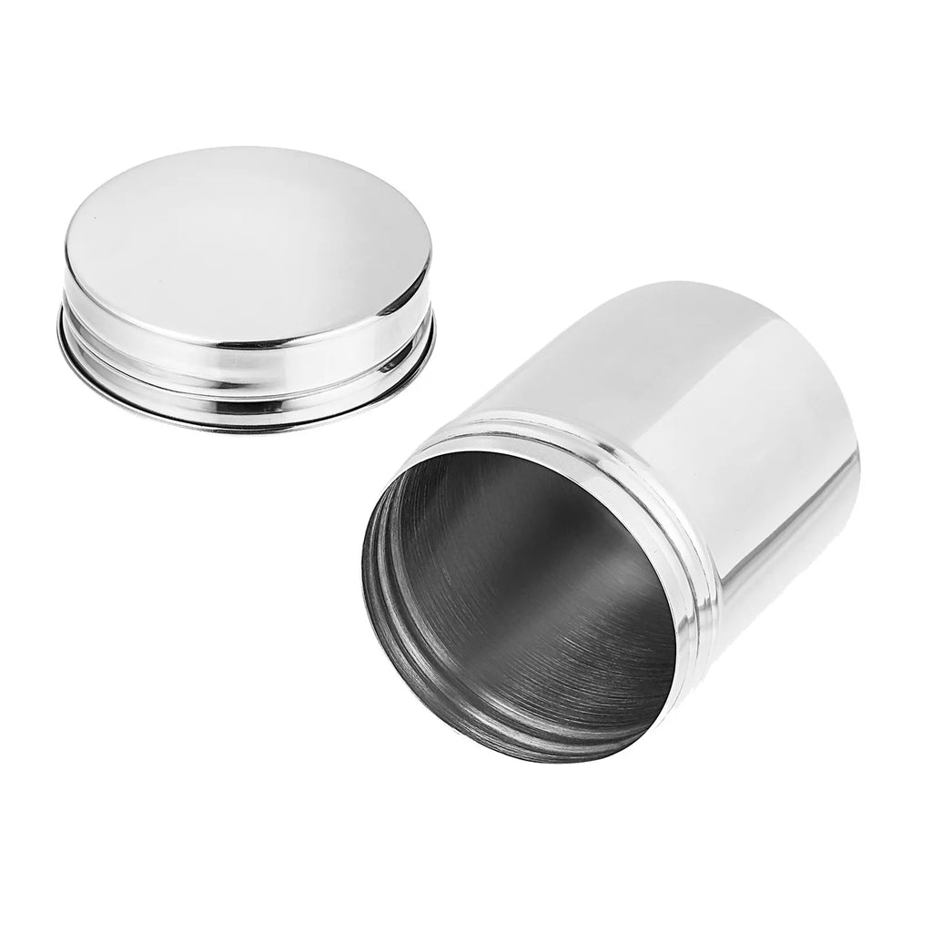 Stainless Steel Storage Can Heavy Duty Smooth Interior Drawn Finish