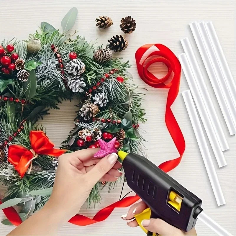 7/11mm *100mm 10pc Hot Melt Glue Sticks, Mini Size Glue Gun Sticks, For Glue Gun DIY Art Craft, General Repairs Home Decoration Zpaxo