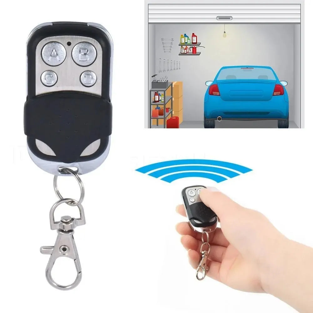 433MHz Remote Control 4CH Car Key Garage Door Gate Opener Duplicator Zpaxo