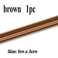 5M NBR Soft Wall Trim Lines Self-adhesive Skirting Decor Strip