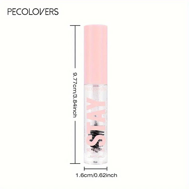 Waterproof Transparent Eyebrow Styling Eyelash Fixed Gel With Brush Liquid Eyebrow Comb Long Lasting Eyebrow Shaping Styling Gel Zpaxo