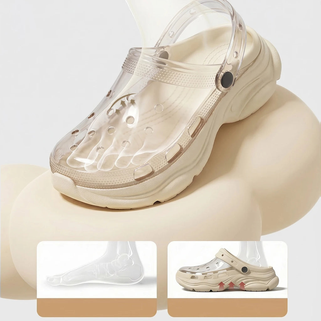 Summer Womens EVA Platform Clog Shoes Anti Slip Breathable Comfort