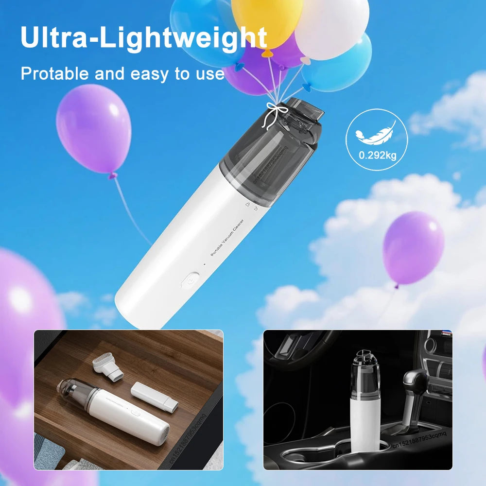 13000PA Wireless Car Vacuum Cleaner USB Rechargeable Powerful Suction