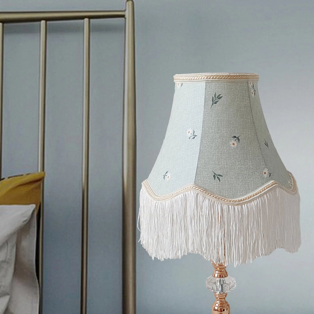 Tabletop Lamp Shade Tassel Floor Light Cover Creative Fabric Zpaxo