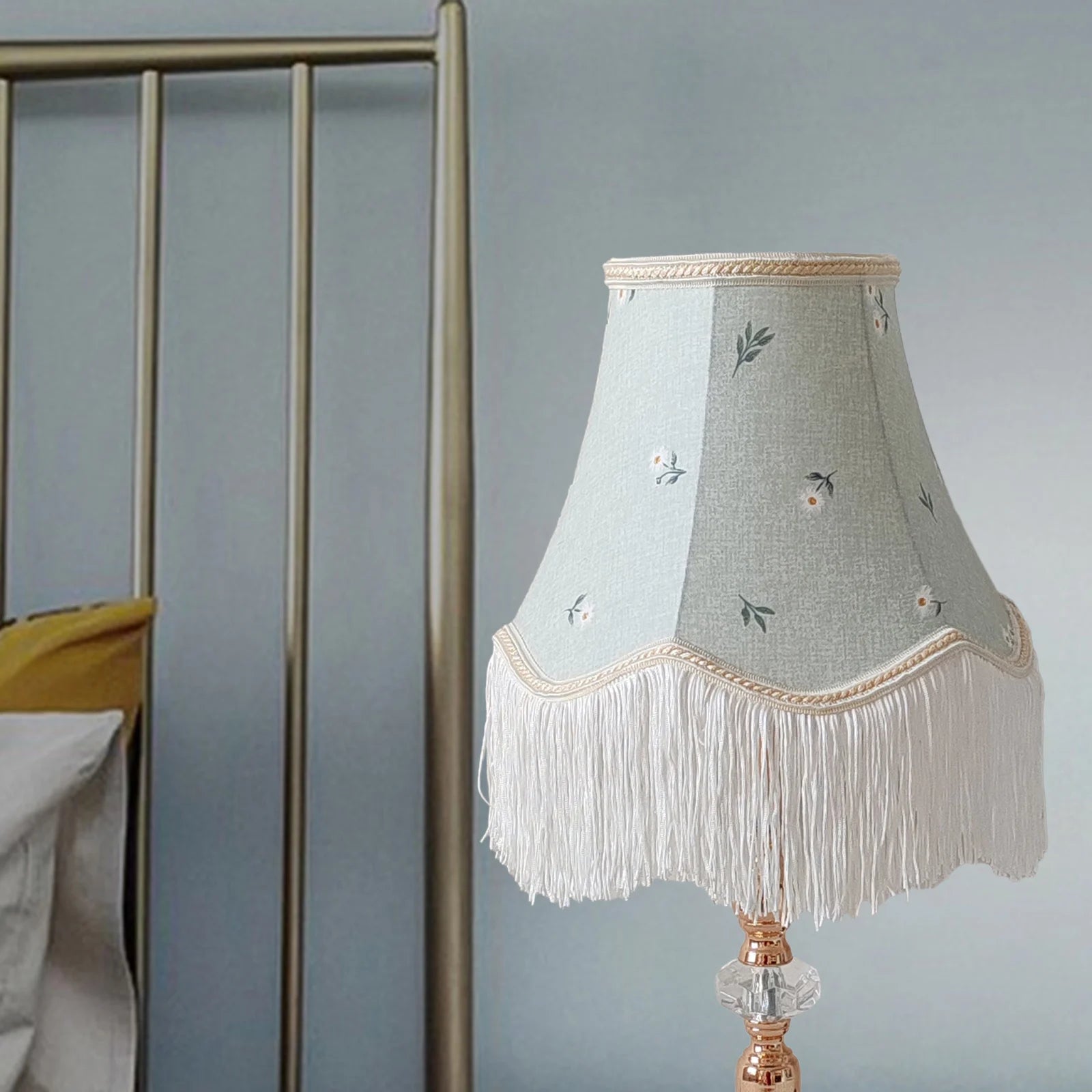 Tabletop Lamp Shade Tassel Floor Light Cover Creative Fabric Zpaxo
