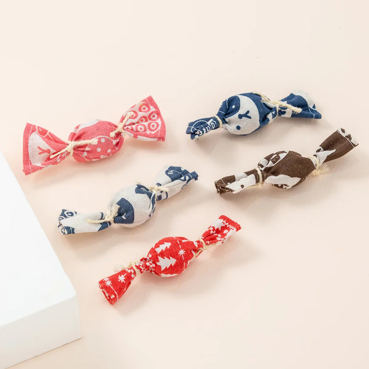 Adorable Candy Catnip Toys Bell Fun Chew Kick Interactive Relieve