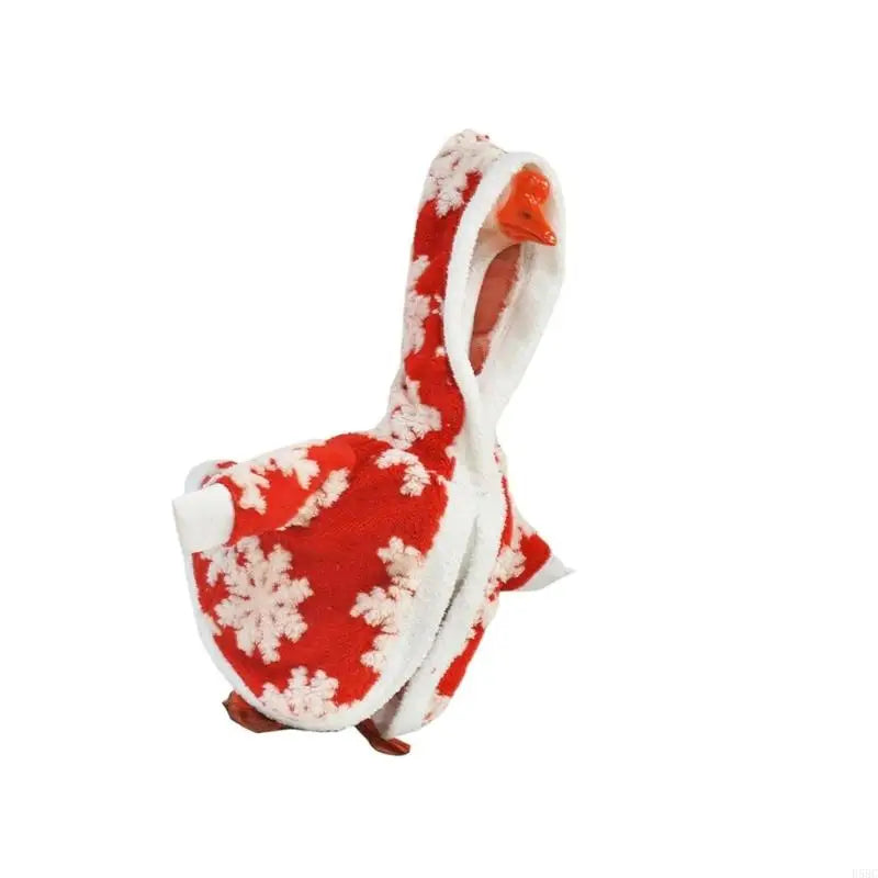 Durable Cotton Geese Attire Holiday Party Decors Festive Design