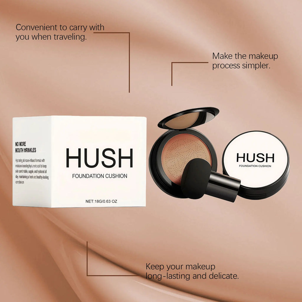 Cushion Foundation Concealer – Natural Coverage, Non-Caking Cushion Foundation Zpaxo