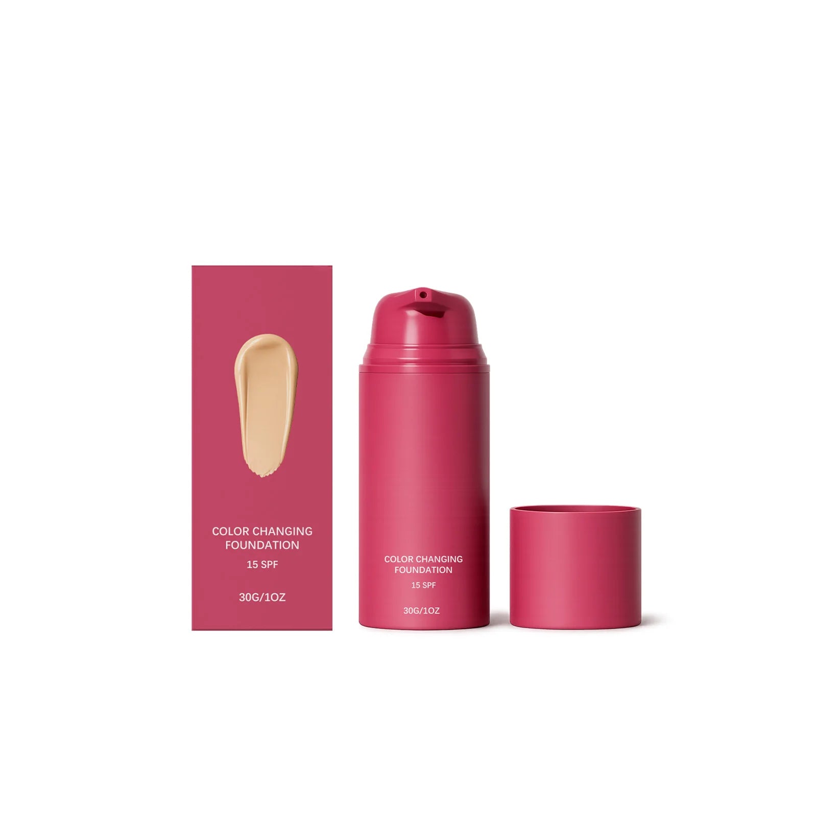 Natural Color-Correcting Foundation | Warm Tone, Long-Lasting Color-Correcting Foundation Zpaxo 1pc