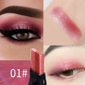 Glitter Double Color Gradient Eyeshadow Stick Pencil Two Tone Shimmer Metallic Lazy Eye Shadow Pen Waterproof 2 in 1 Eye Makeup Zpaxo 01