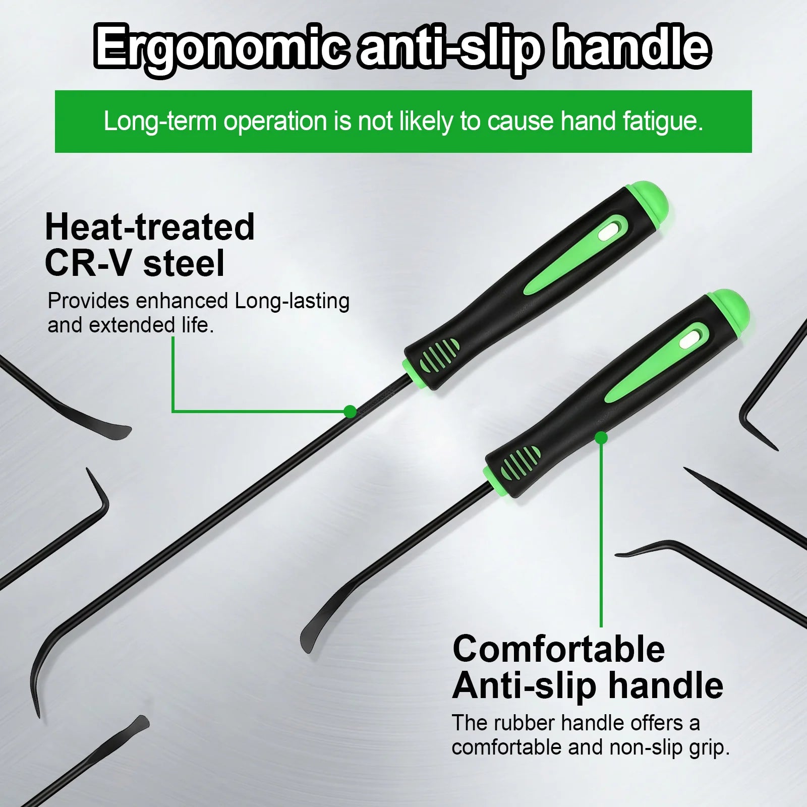 Pick And Hook Tool Set 13 Pcs Oil Seal Puller Heavy Duty Manganese Steel O Ring Extractor Hose Removal With Pouch For Car Repair Zpaxo
