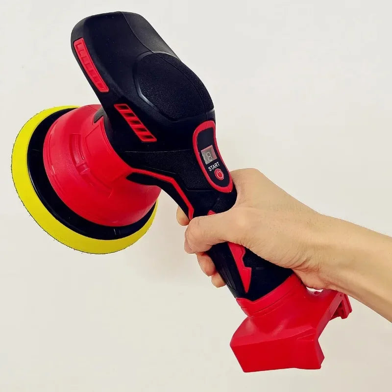 Fit Milwaukee 18V Battery Cordless Car Polisher 8 Gears Electric Auto