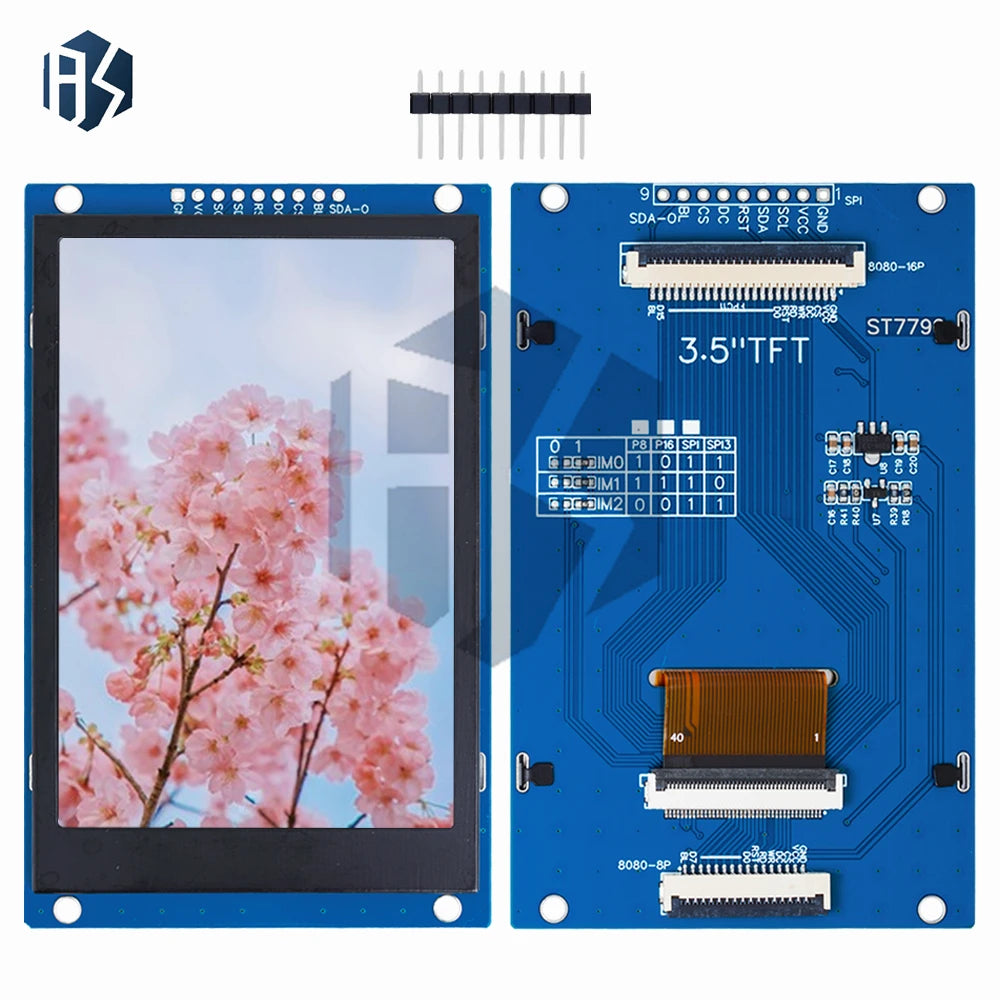 2 4 8 3 5 TFT LCD Display Module 240x320 320x480 SPI Interface Zpaxo