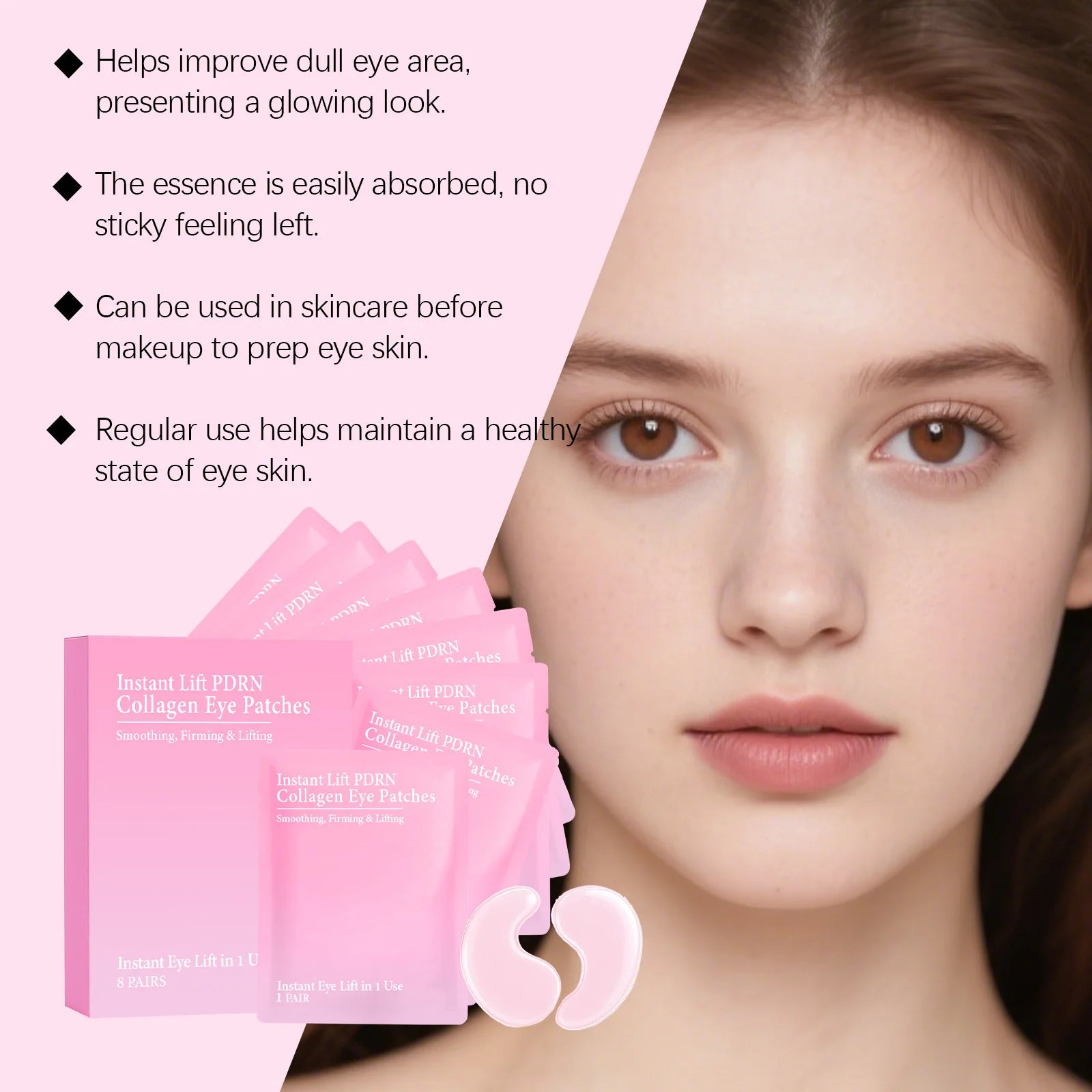 Hoygi Collagen Hydrogel Eye Patches – Dark Circles & Puffiness Hydrogel Eye Patches Zpaxo