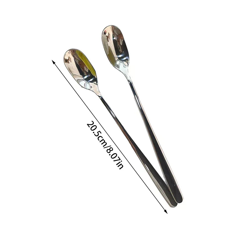 Kitchen Accessories Coffee Tea Spoons Stainless Steel Long Handle Zpaxo