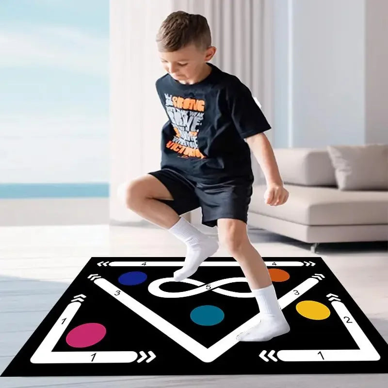 Soccer Ball Control Training Mat – Digital Guidance & Rubber Base