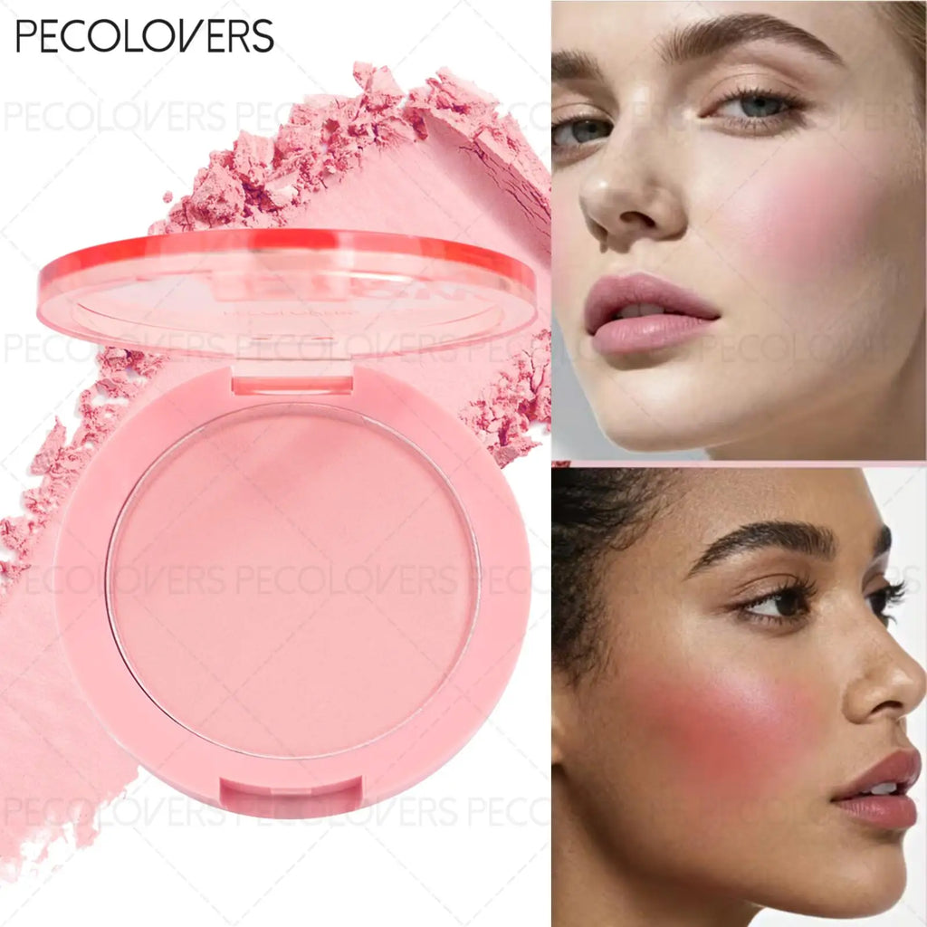 1PC Colorful Matte Blush, Nature Finish High Long-Lasting Waterproof Face Makeup Blusher for All Skin Tones Zpaxo