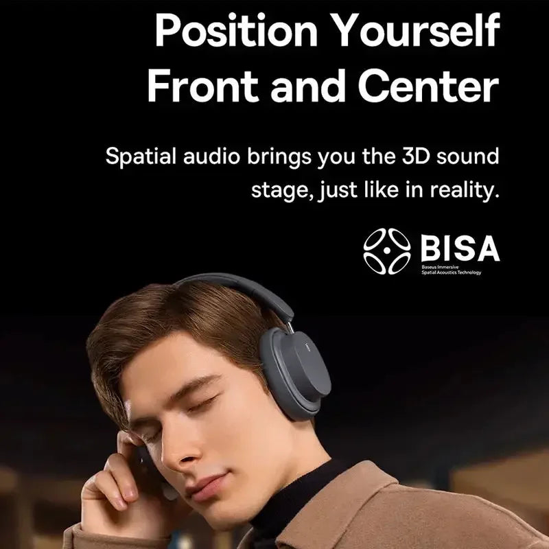 Baseus Wireless Headphones Bluetooth 5 3 HIFI Level Earphone Driver