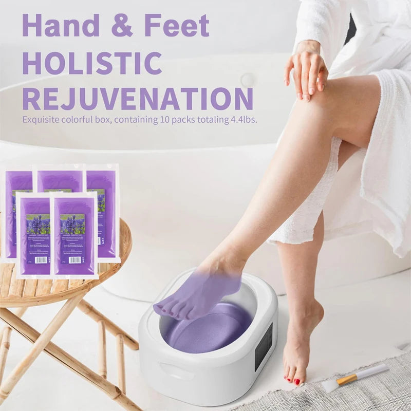 Peel-Off Hand & Foot Wax Mask – SPA Nourishing Gloss 200g/450g Hand & Foot Wax Mask Zpaxo