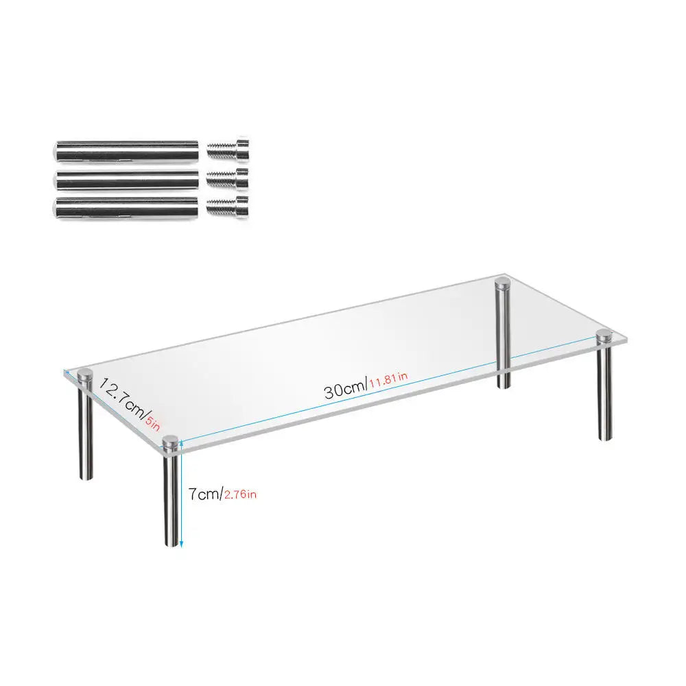 Clear Acrylic Cake Stand & Cupcake Display Riser – 4 Sizes