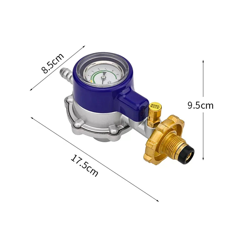 Home Use Tanks Pressure Regulator Gauge Safe Explosions Proof Valves Zpaxo