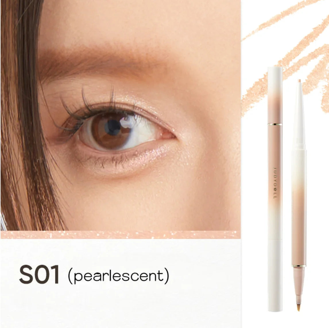 JUDYDOLL Dual-end Undereye Pen Shadow Highlighter Matte Nature 100 Zpaxo S01