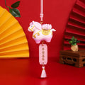 Tang Horse Chinese Year Decoration Traditional Cute Spring Festival Zpaxo Pink Style 3