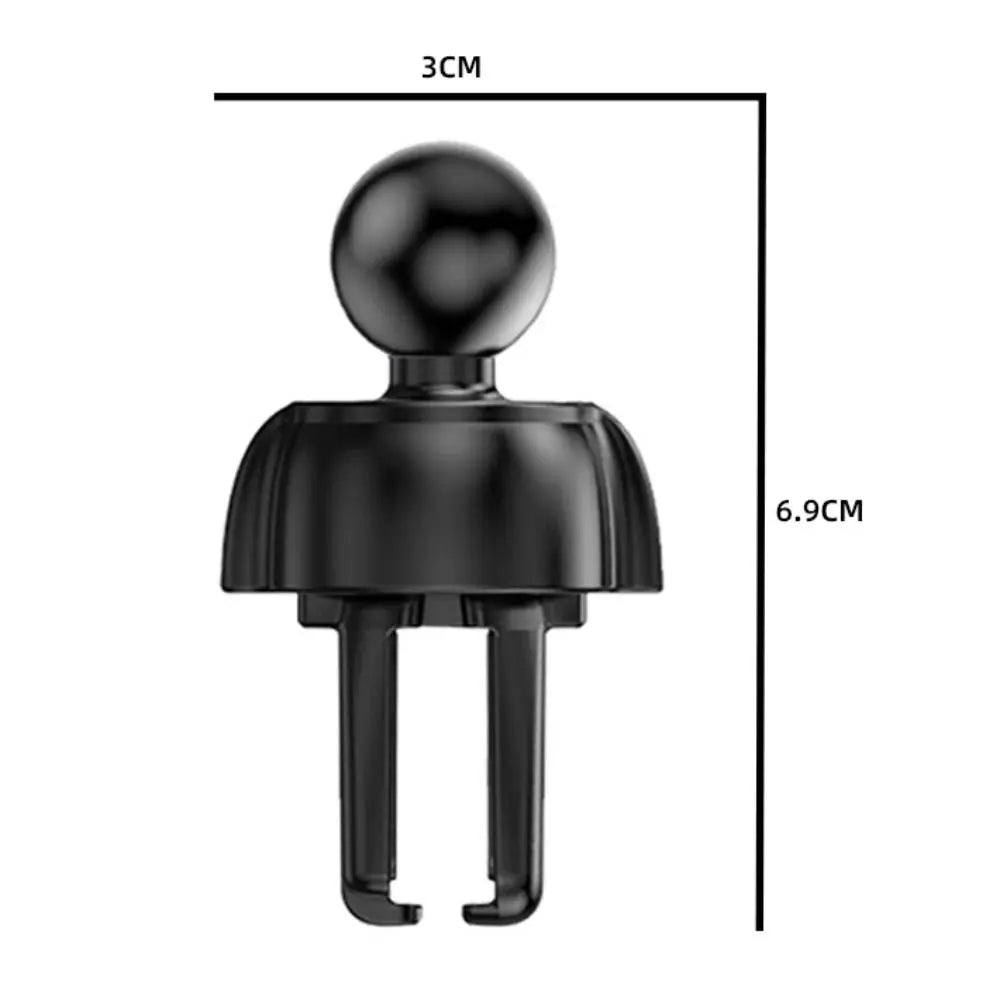 Charger Bracket 360° Rotation Car Cellphone Support Phone Car Air Vent Mount Car Phone Holder 17mm Ball Head Gravity Bracket Zpaxo