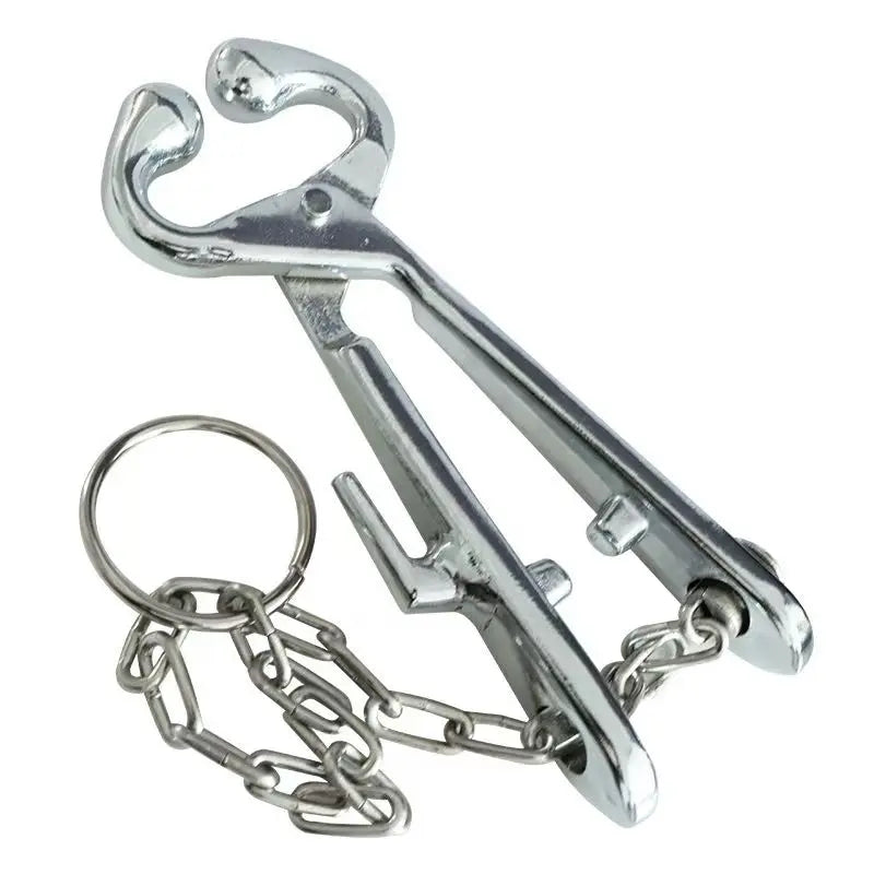 Cattle Nose Plier Chain Stainless Steel Cow Traction Clamp Fixed