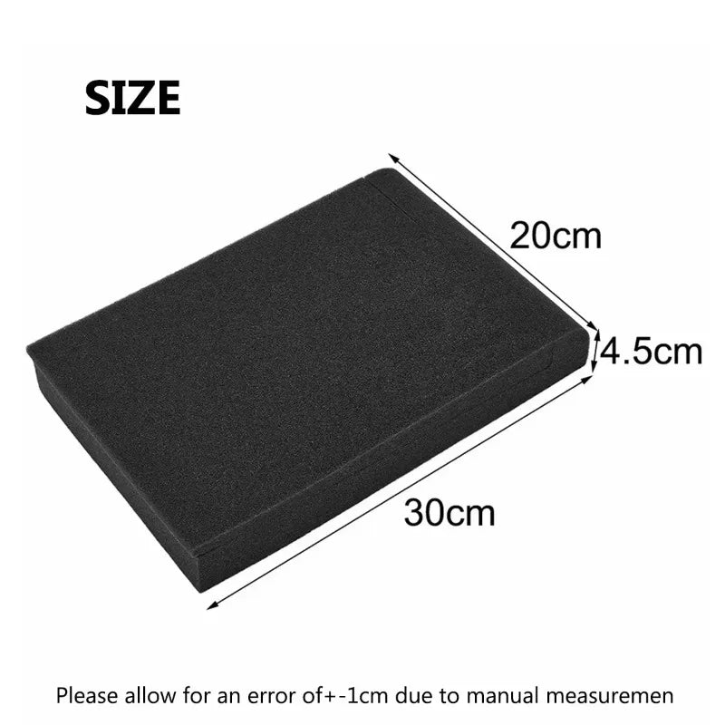 Studio Monitor Speaker Isolation Pads – Acoustic Foam 2-Pack