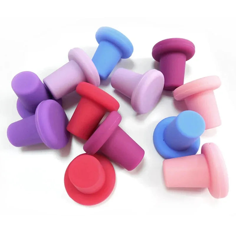 Silicone Wine Bottle Stoppers – Set of 1–4 | Bar Accessories