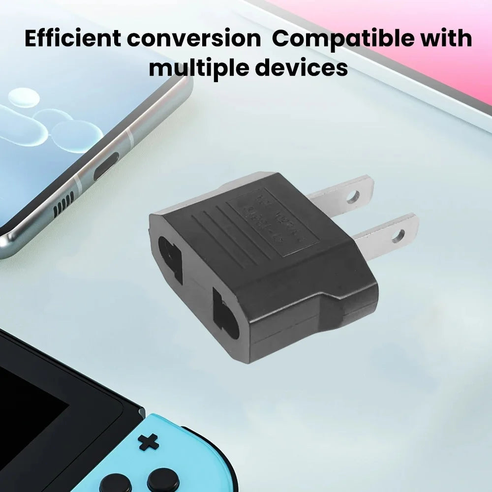EU to US Travel Plug Adapter | 3/5/10-Pack Converter Travel Plug Adapter Zpaxo