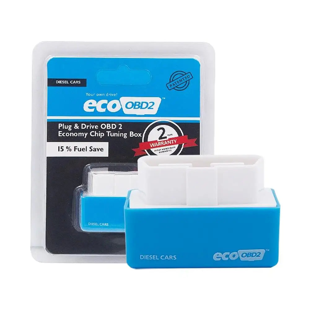Universal OBD2 Fuel Saver Chip – Boost MPG & Cut Fuel Costs OBD2 Fuel Saver Zpaxo Blue