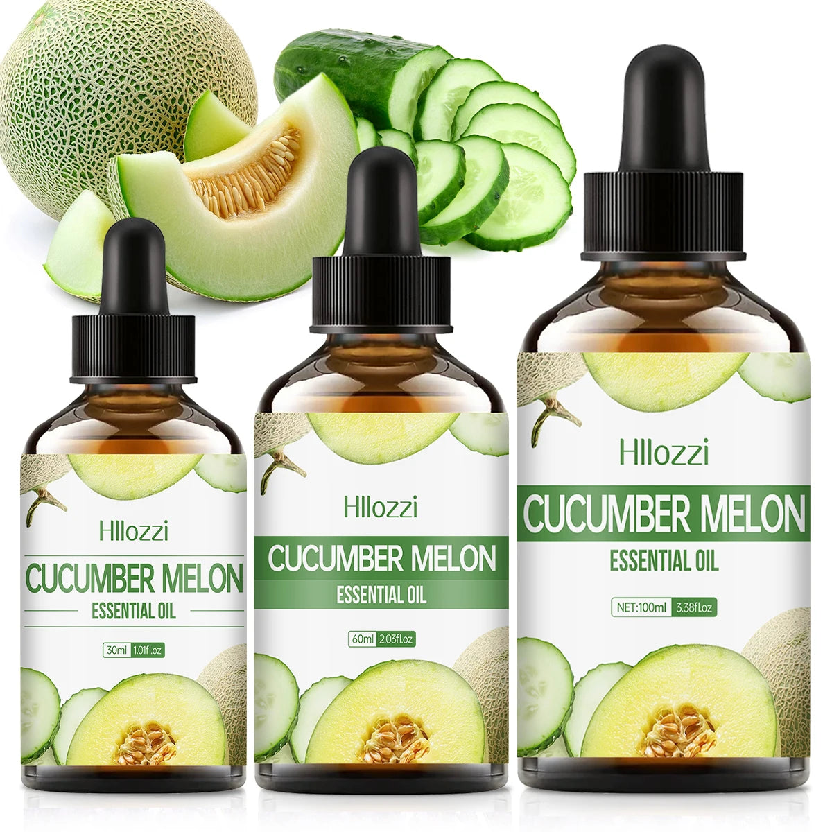 CUCUMBER MELON ESSENTIAL OIL high-quality moisturizing nourishing massage oil with refreshing scent, suitable for all skin types Zpaxo