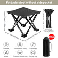 Outdoor Portable Folding Stool Camping Collapsible Foot Stool Hiking Beach Travel Picnic Fishing Seat Tools Ultralight Picnic Zpaxo As shown